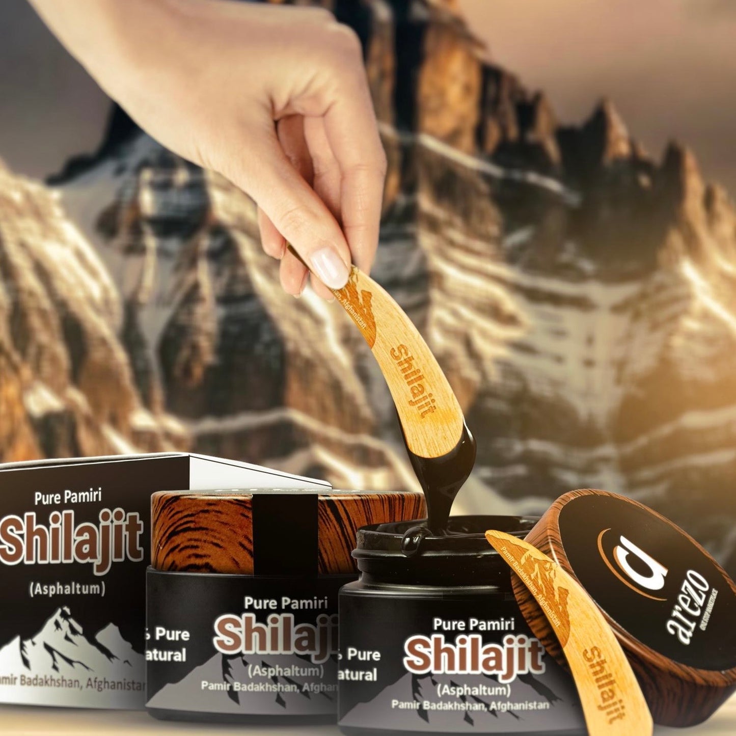 Premium 60g Shilajit Resin- 100% Pure and Natural - Direct from Pamir Mountains
