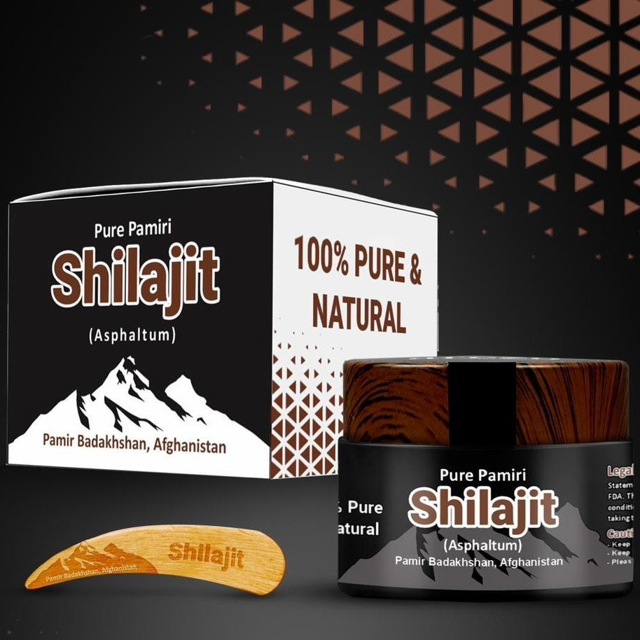 Premium 60g Shilajit Resin- 100% Pure and Natural - Direct from Pamir Mountains